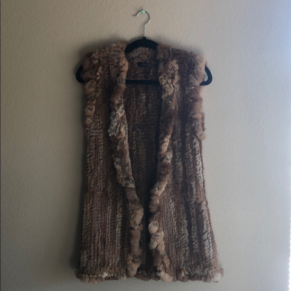 Real Rabbit Fur Vest